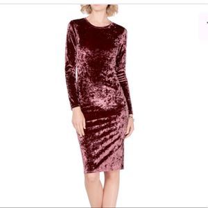 Michael kors crushed velvet dress